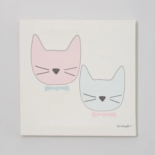 2 Stories - Cats Canvas