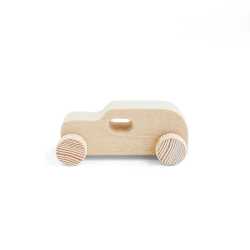 Pop by Gaea - Small Toy Car Natural