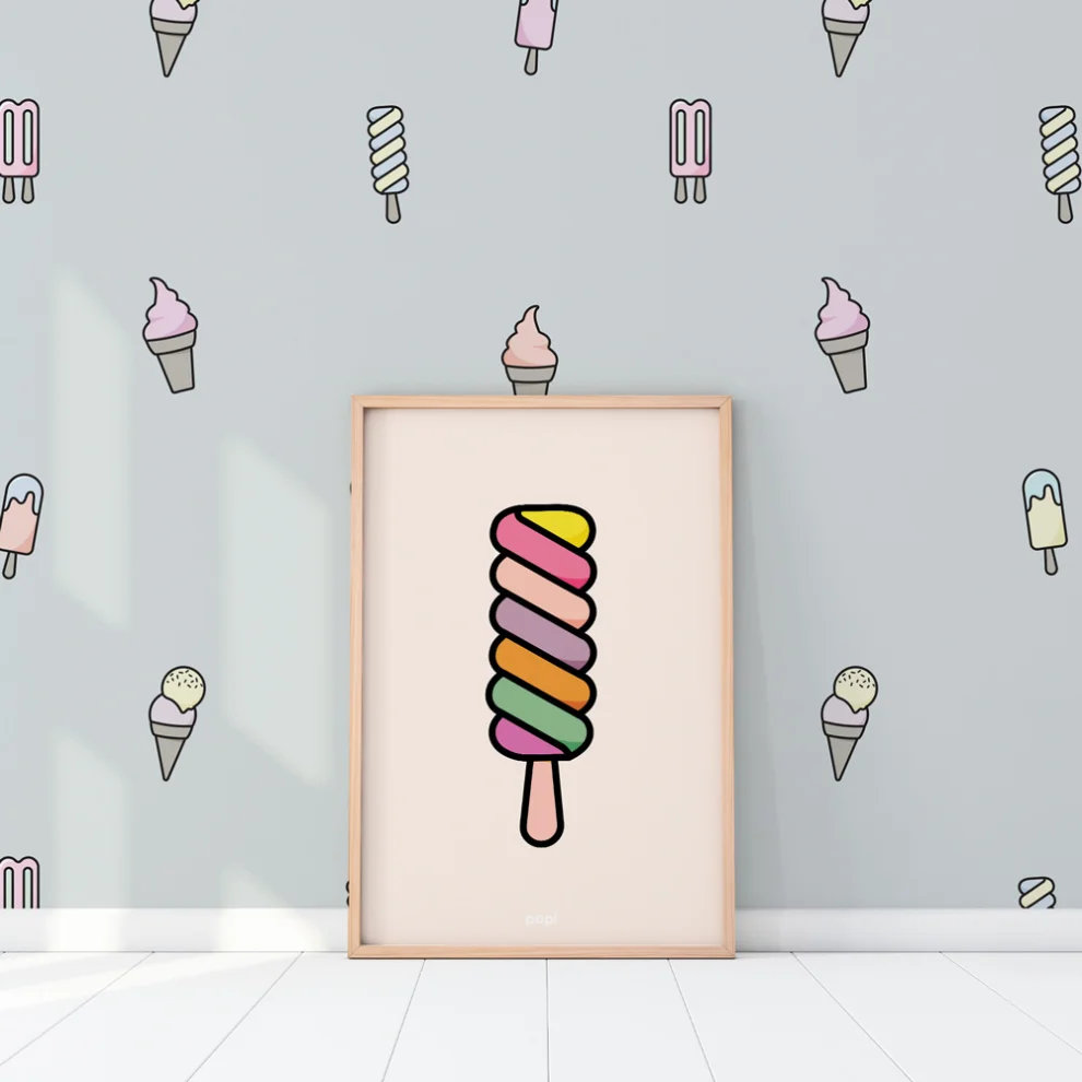 Pop by Gaea - Sweet Ice Cream III Print