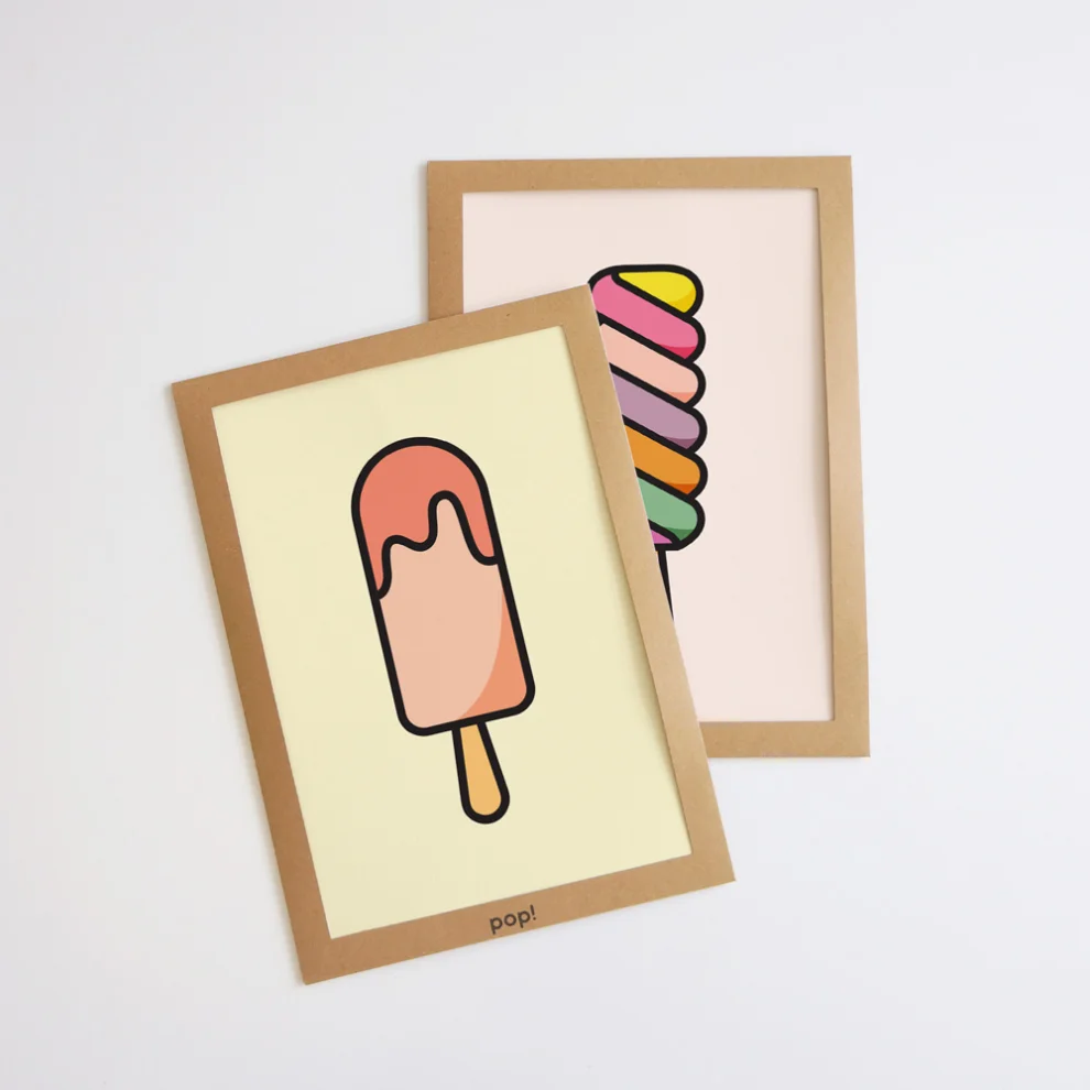 Pop by Gaea - Sweet Ice Cream III Print