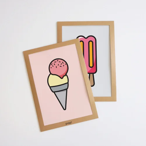 Pop by Gaea - Sweet Ice Cream IV Print