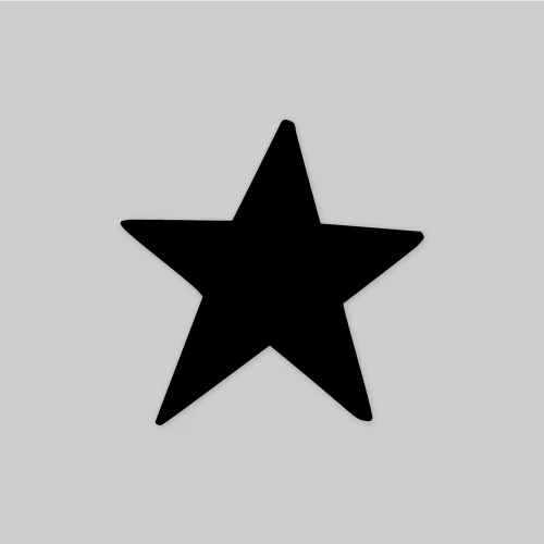 Baluna - Blackstar Big Star Duvar Sticker