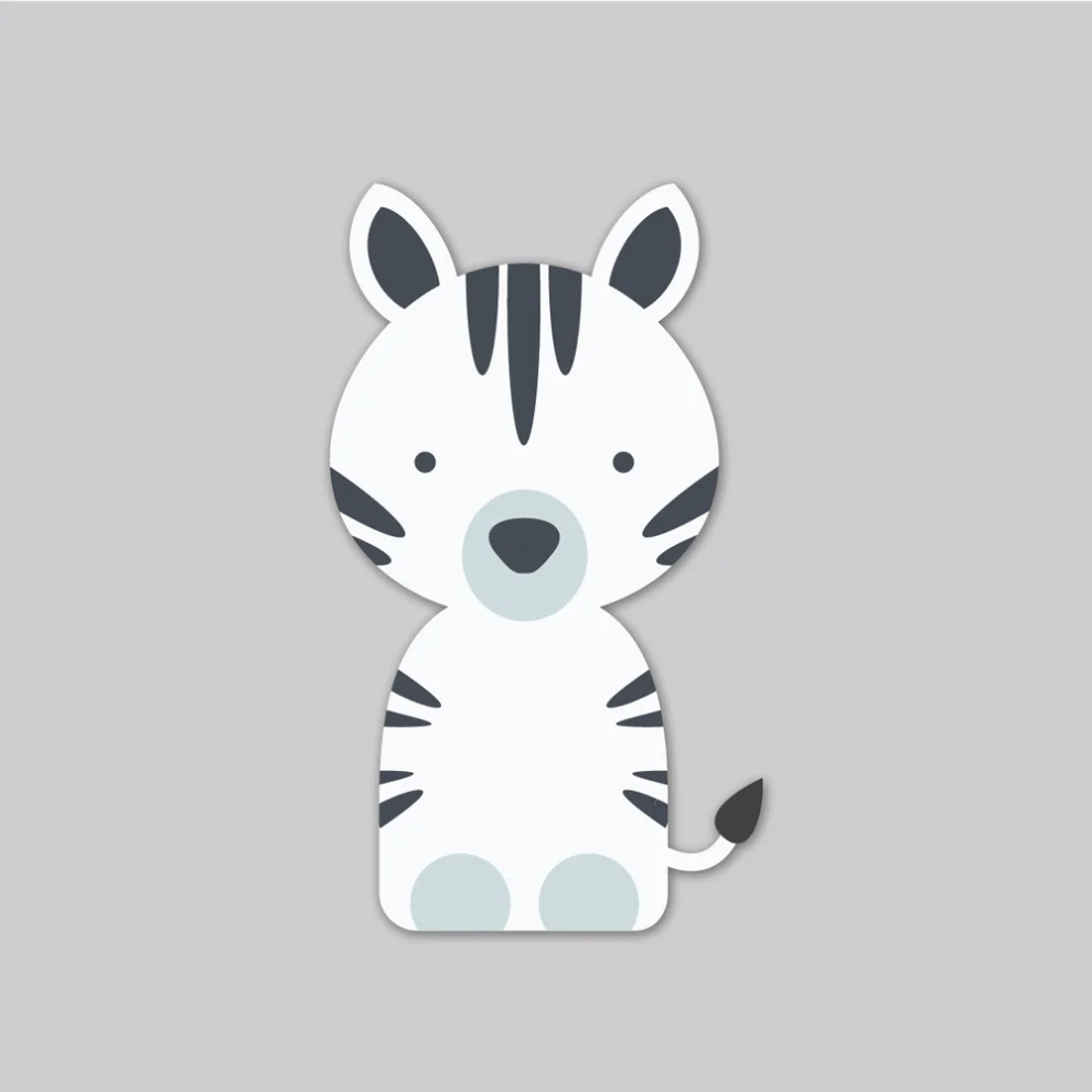 Baluna - Boho Zebra Duvar Sticker