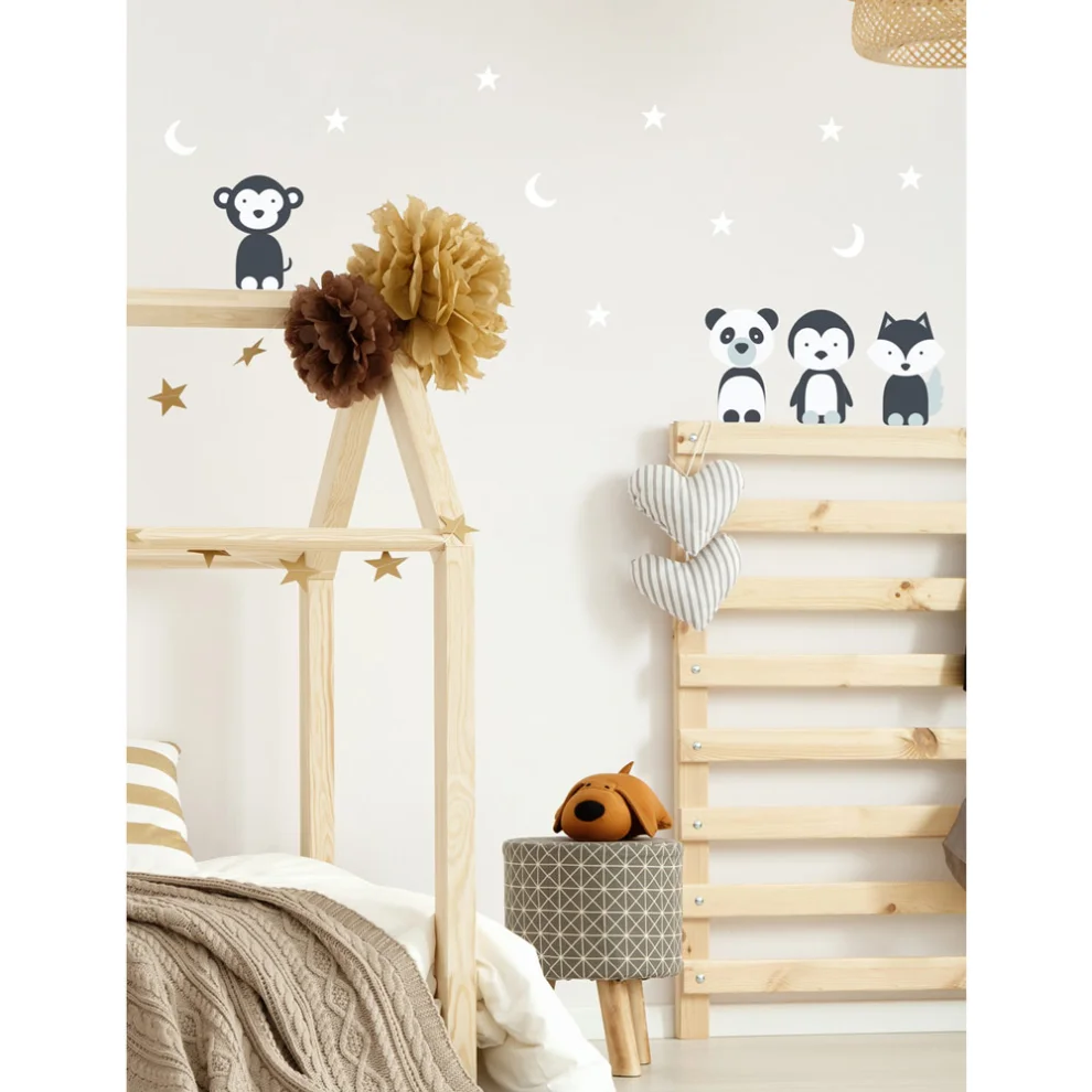 Baluna - Boho Monkey Wall Sticker