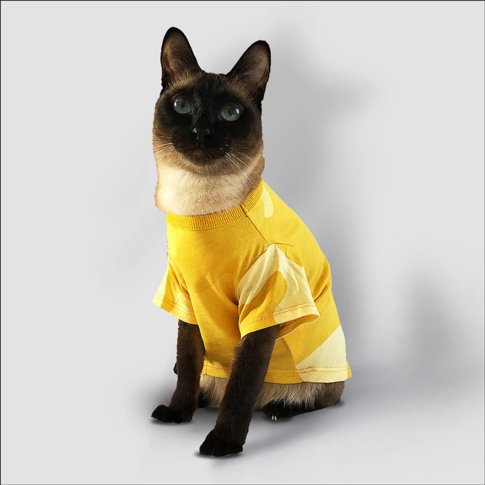 Cream Grey - Sophia Basic Cat / Dog T-shirt