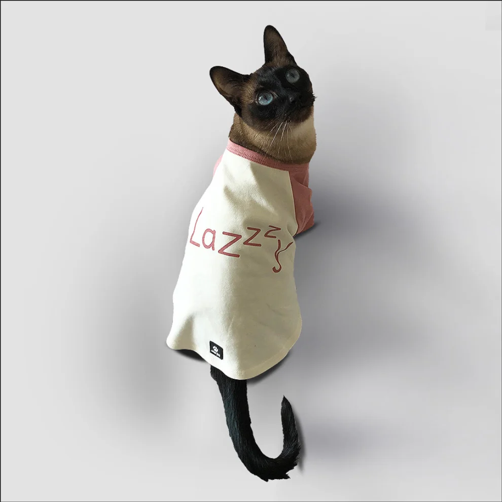 Cream Grey - Lazzzy Basic Cat / Dog T-shirt