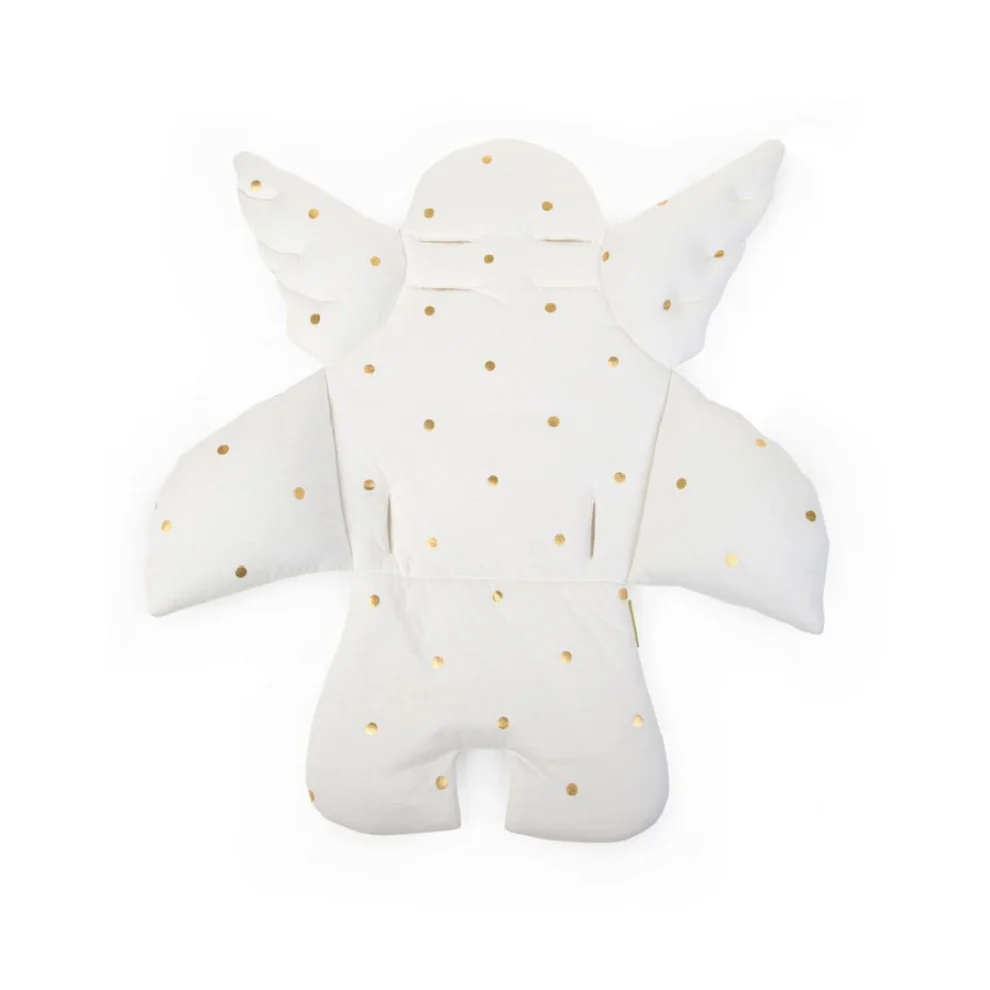 Childhome - Angel Dining Chair Cushion With Gold Dots