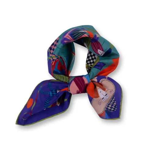 Un Poco - Venice Carnival Silk Scarf