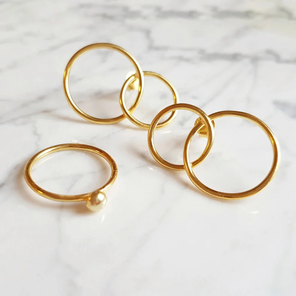 Wish-NU Design&Jewellery - Circle In Circle Earring