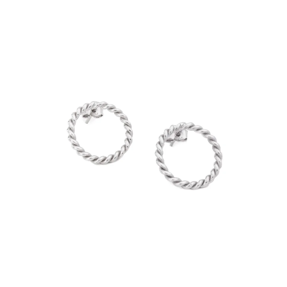 Wish-NU Design&Jewellery - Circle Twist Küpe