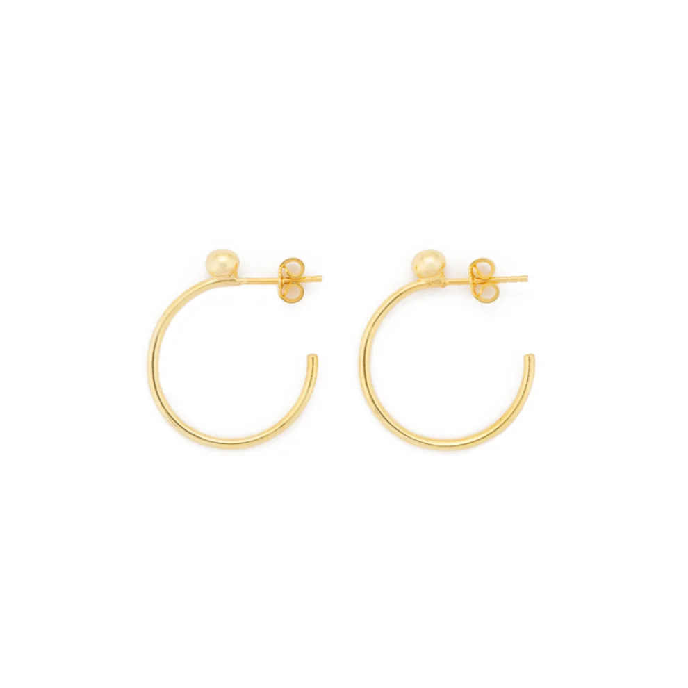 Wish-NU Design&Jewellery - Dot Hoop Earring