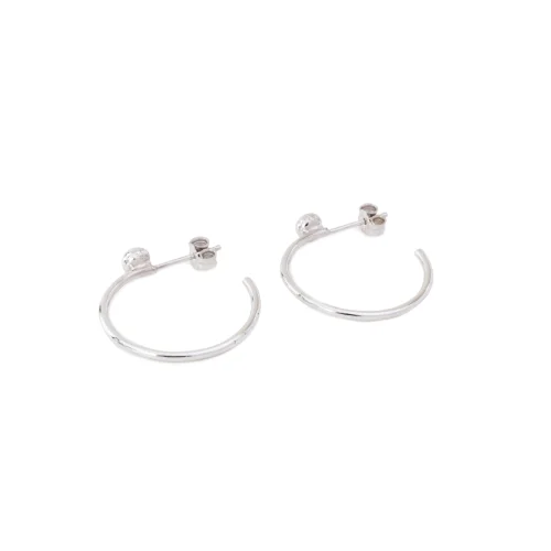 Wish-NU Design&Jewellery - Dot Hoop Earring