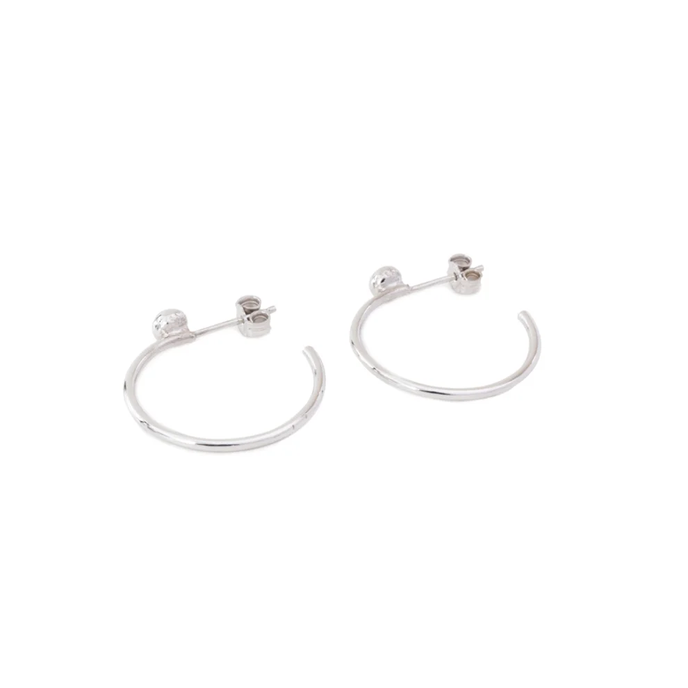 Wish-NU Design&Jewellery - Dot Hoop Earring