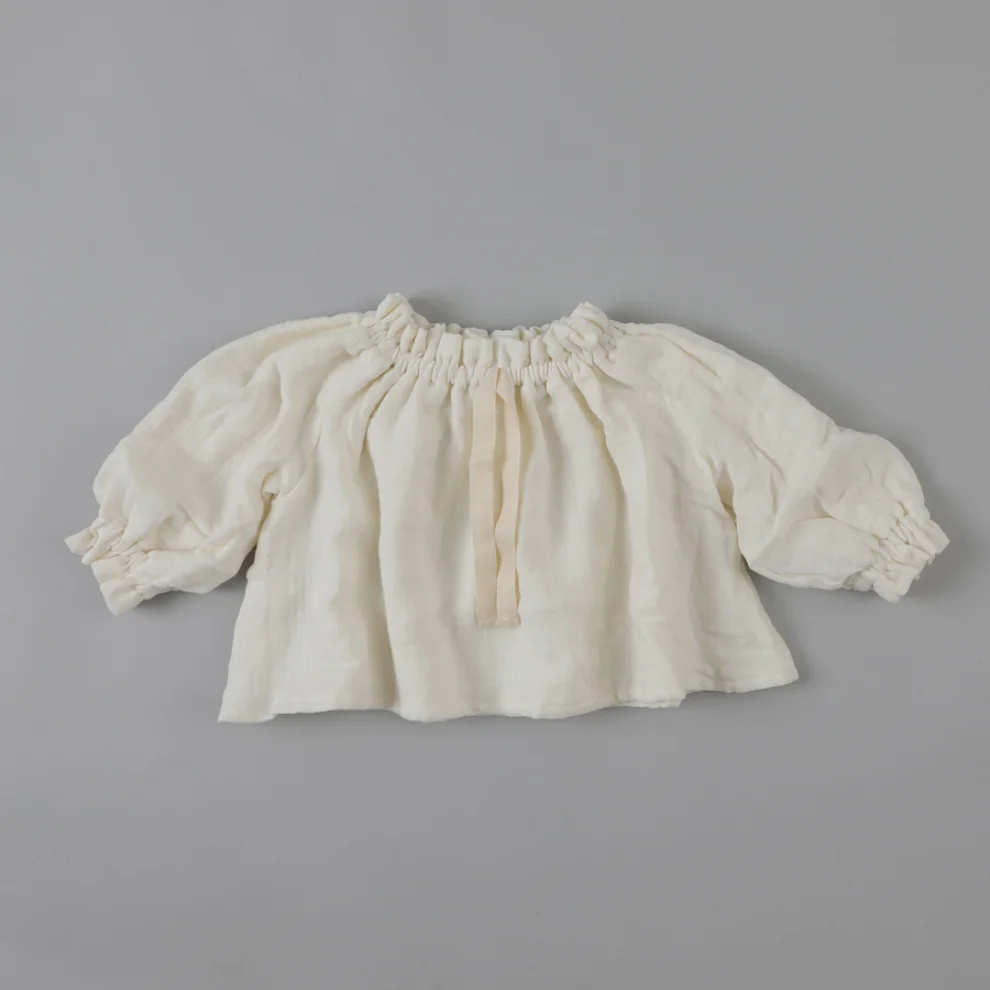 Boh The Label - Organic Puffy Sleeve Top
