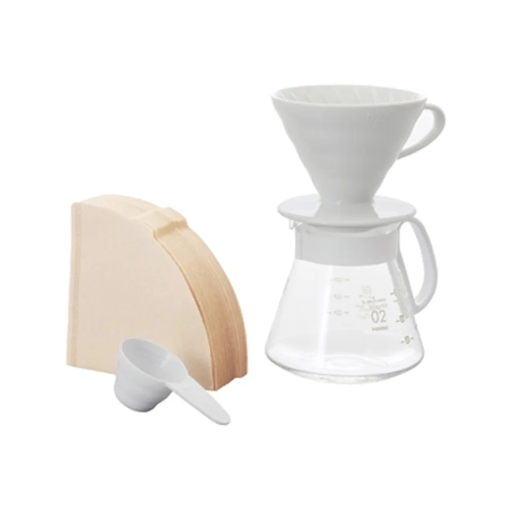 Hario - V60 02 Ceramic Coffee Brewing Set