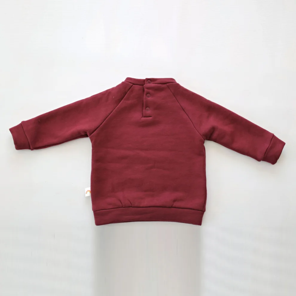 Tiny Little Love - Burgundy Feminista Sweatshirt