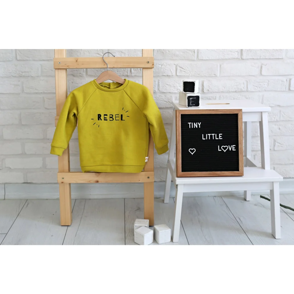 Tiny Little Love - Moss Rebel Sweatshirt