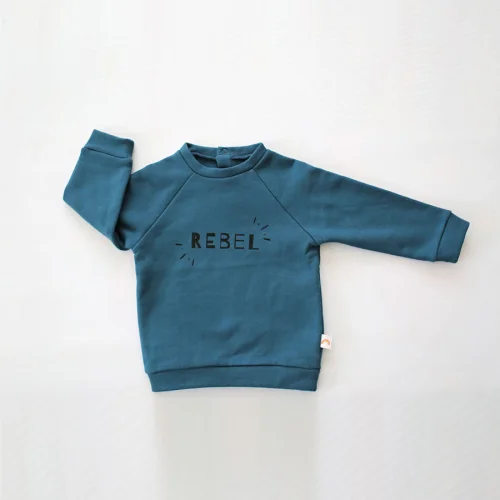 Tiny Little Love - Burgundy Rebel Sweatshirt