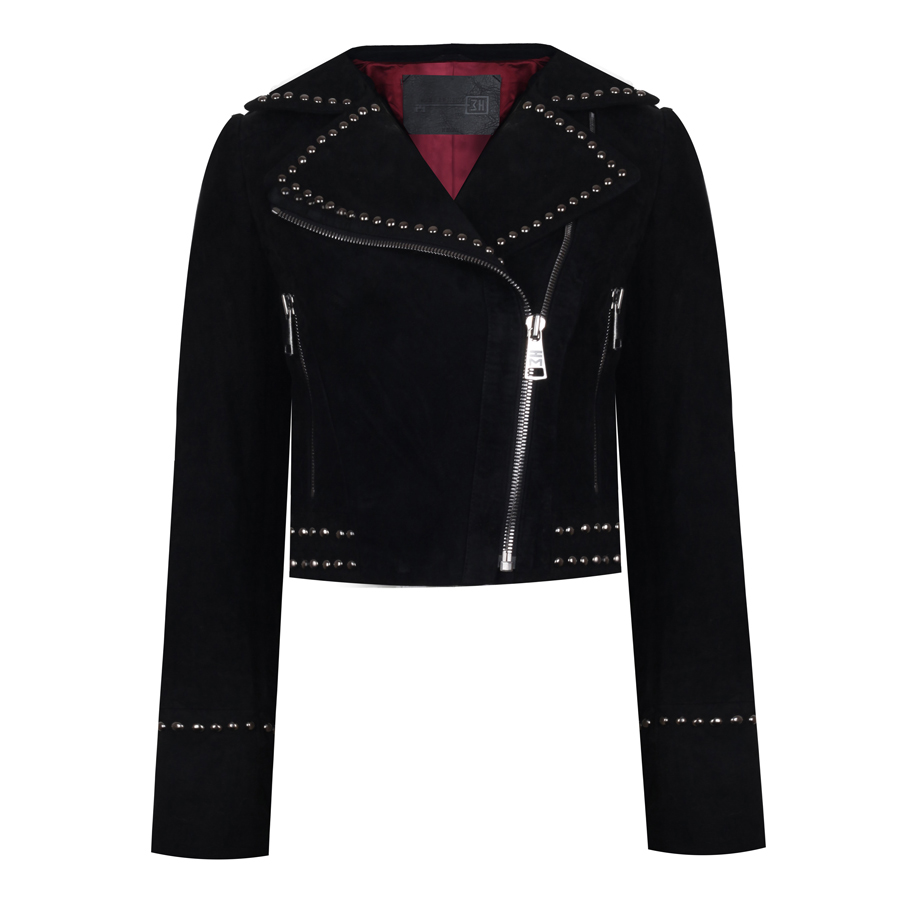 Studded Suede Classic Jacket