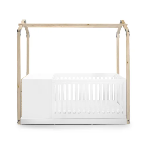 Lil'Gaea - Casa E Crib + White Fox Drawers