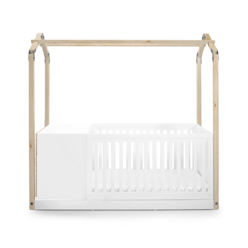 Lil'Gaea - Casa E Crib + Natural Fox Drawers