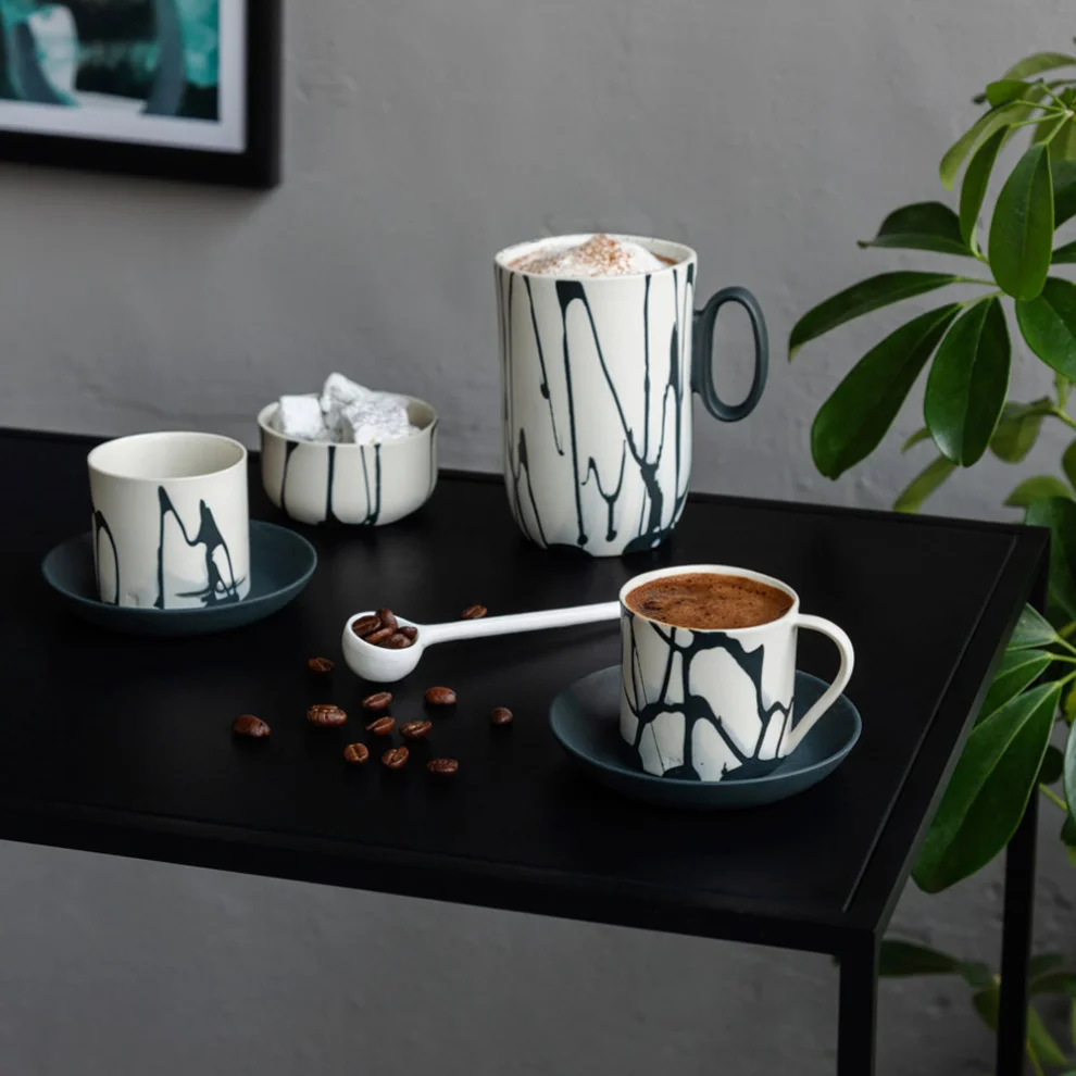 Masuma Ceramics - Noir Espresso Takımı