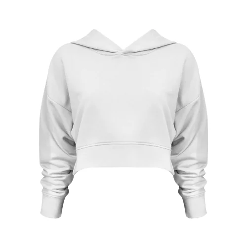 Rivus - Kapüşonlu Kısa Sweatshirt