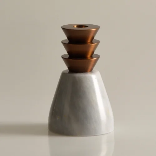 Oolo Studio - Marble Pineapple Candle Holder