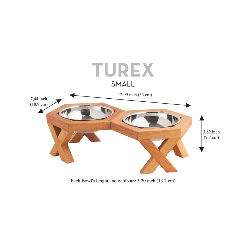 Wood&Tail - Turex Kedi/Köpek Mama Kabı