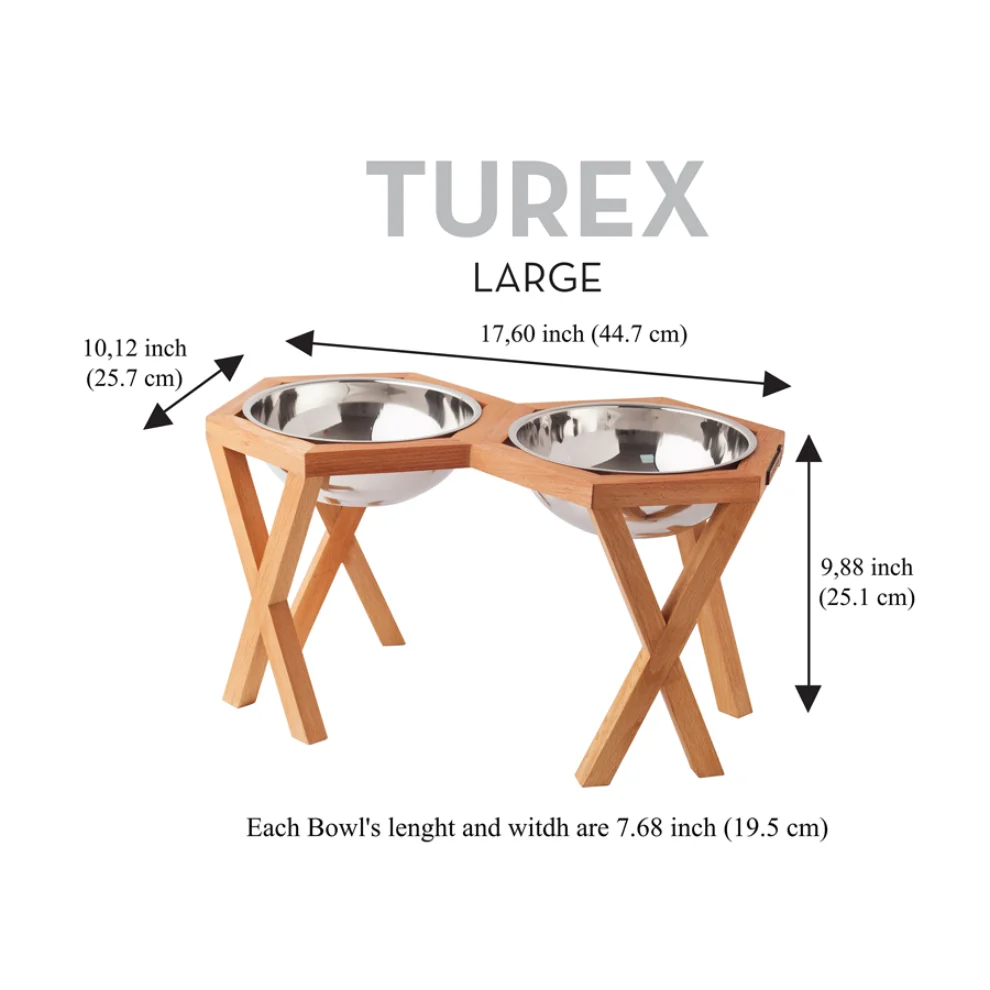 Wood&Tail - Turex Dog Bowl Stand