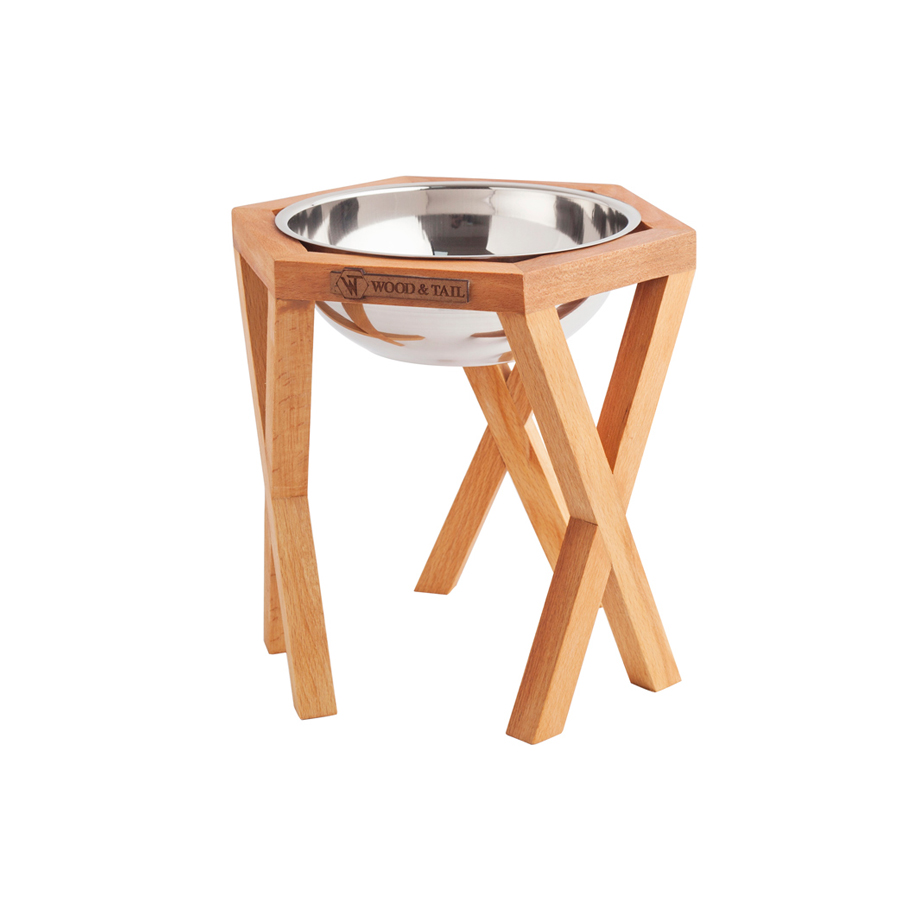 Alone Dog Bowl Stand