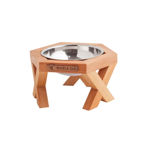 Wood&Tail - Alone Cat/Dog Bowl Stand