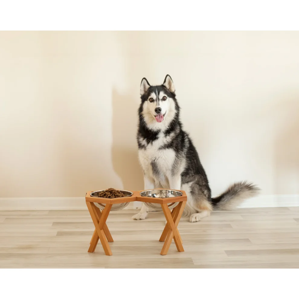 Wood&Tail - Turex Dog Bowl Stand