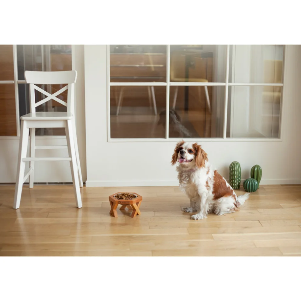 Wood&Tail - Alone Cat/Dog Bowl Stand