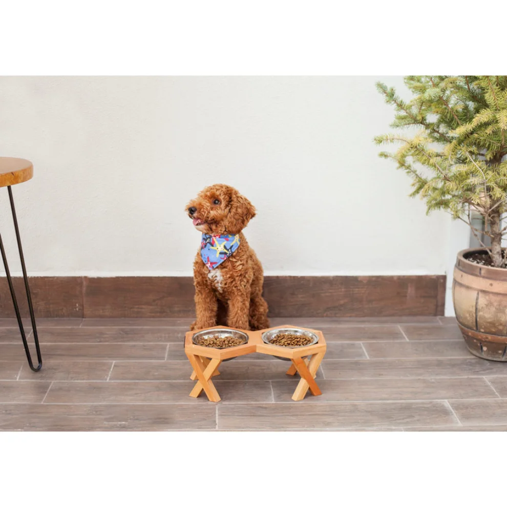 Wood&Tail - Turex Cat/Dog Bowl Stand