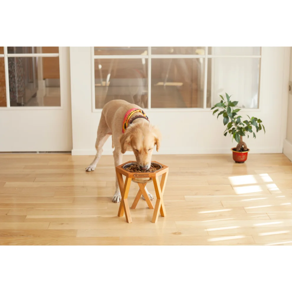 Wood&Tail - Alone Dog Bowl Stand