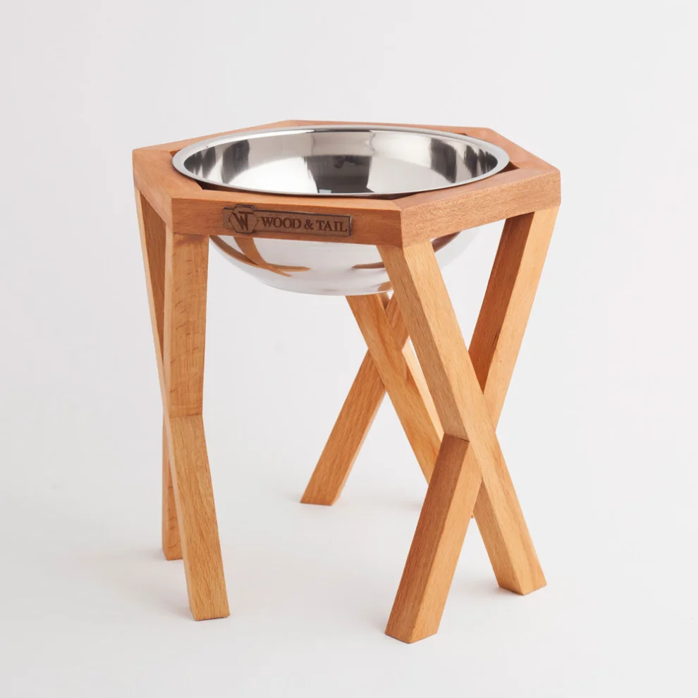 Wood&Tail - Alone Dog Bowl Stand