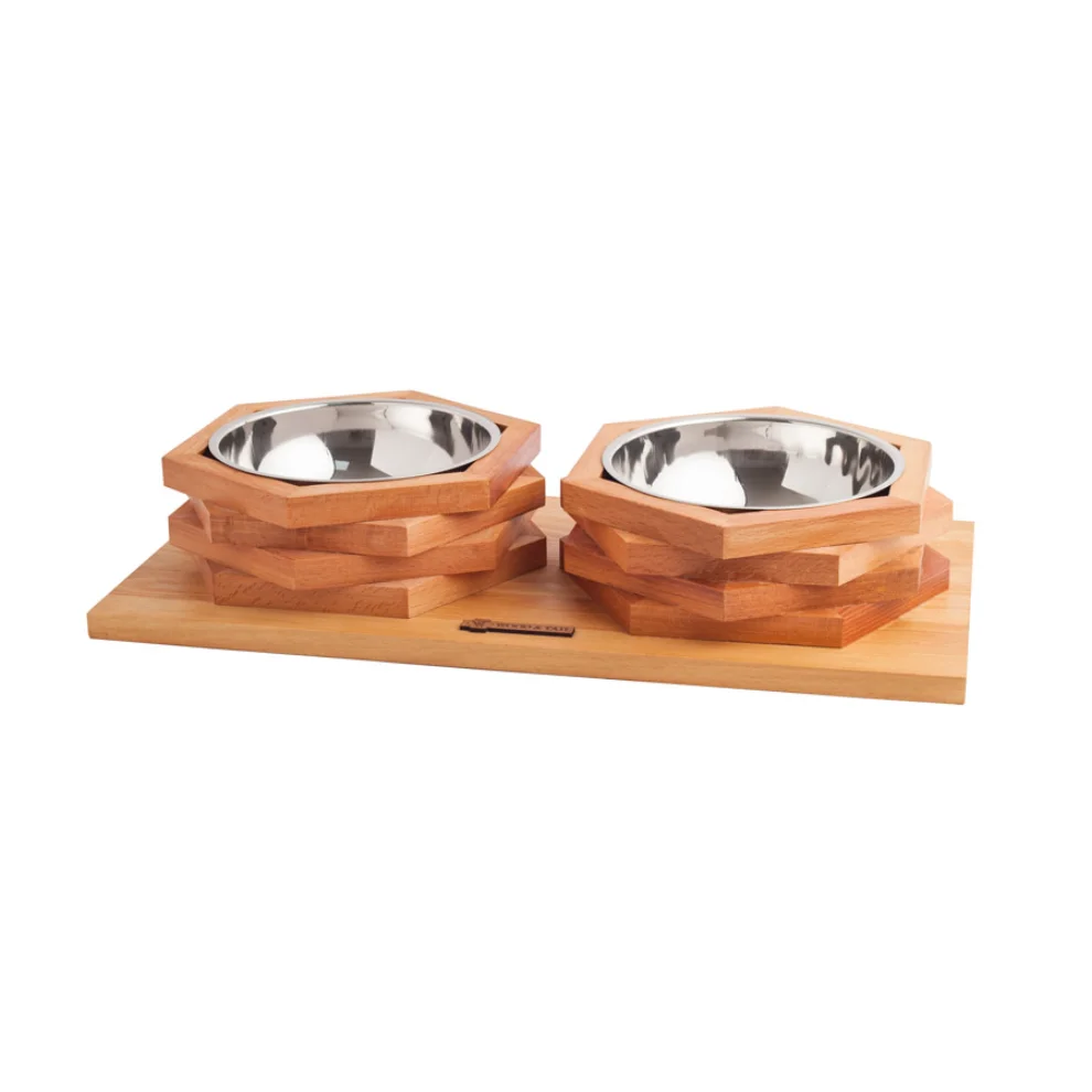 Wood&Tail - Hexxup Dog Bowl Stand