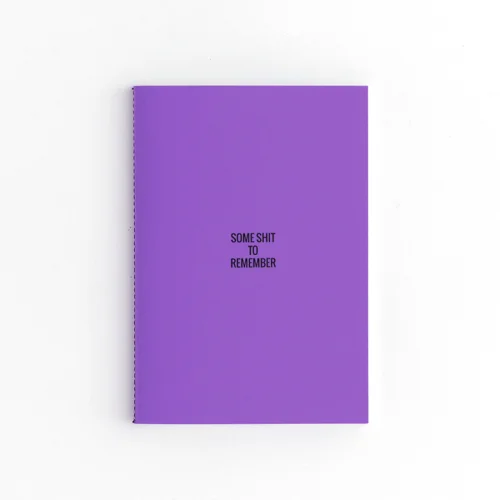 Paper Street Co. - Shit to Remember Notebook