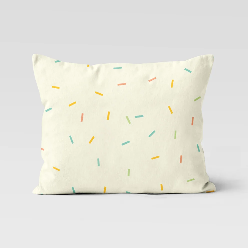 Happy Folks - Confetti Rain Pillowcase