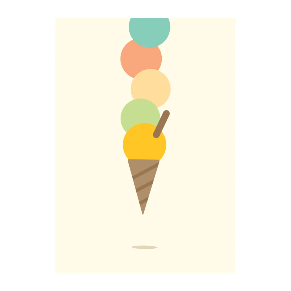 Happy Folks - Ice  Cream Land Poster No 4
