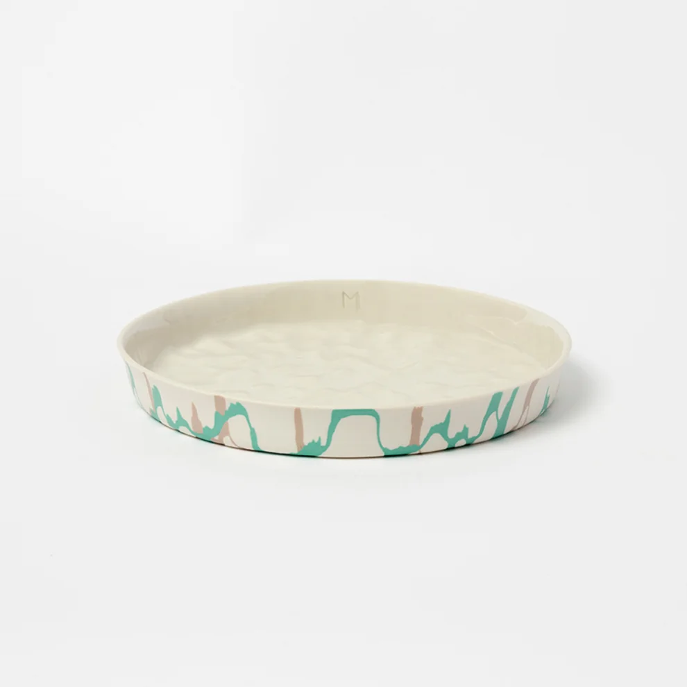 Masuma Ceramics - Ash & Rose Dessert Plate
