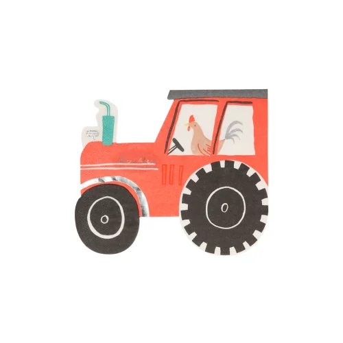 Meri Meri - On the Farm Tractor Napkins