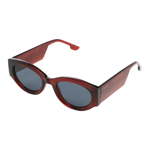 Komono - Dax Burgundy Unisex Sunglasses