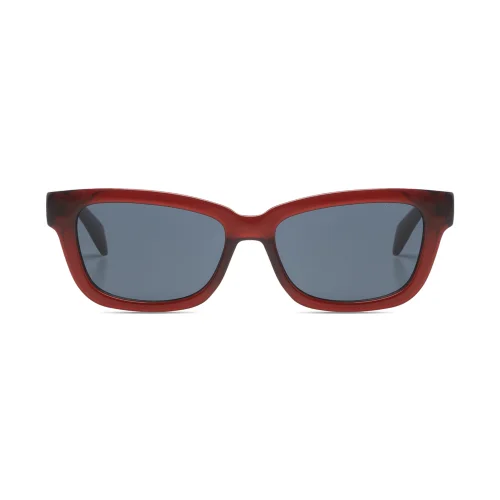 Komono - Rocco Burgundy Unisex Sunglasses