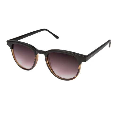 Komono - Francis Matte Black/Tortoise Unisex Sunglasses