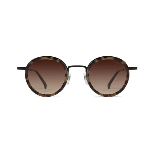 Komono - Clovis Tortoise Black Unisex Sunglasses