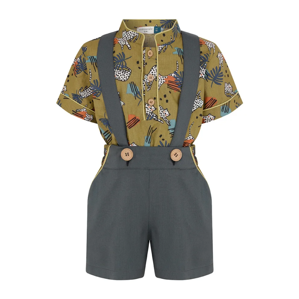 miniscule by ebrar - SunForest Shirt and Shorts Set