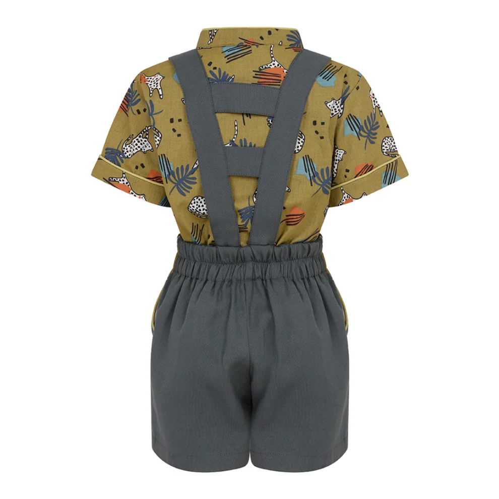 miniscule by ebrar - SunForest Shirt and Shorts Set