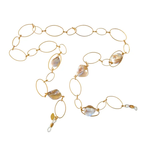 Elia Sunglasses	 - Pearl Glasses Chain
